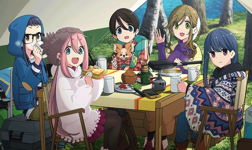 Месяц премьеры и новый постер аниме «Yuru Camp△ Season 3»